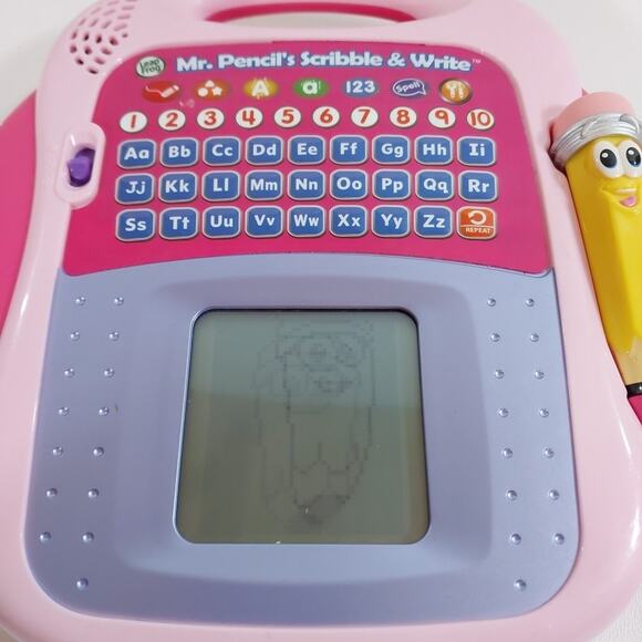 LeapFrog Mr. Pencil's Scribble and Write Pink Educational Toddler Tested/Working - Picture 3 of 4